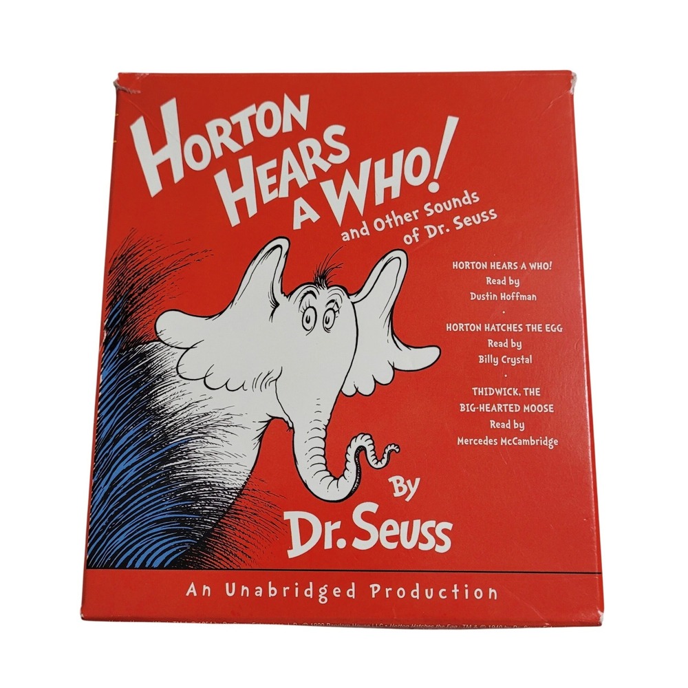 Dr. Seuss Horton Hears A Who! Audio CD Dustin Hoffman Billy Crystal Unabridged